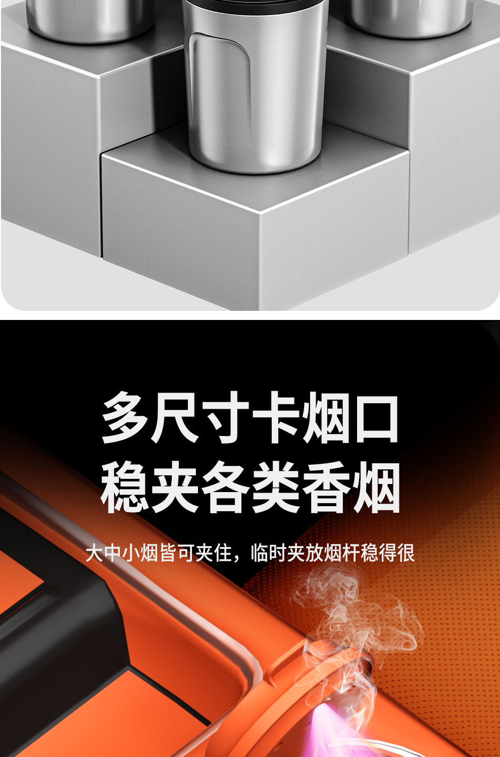 Car and Home Dual-Use Ashtray with Lid, Anti-Ash Spill, Car Coffee Anti-Ash Storage Rack, Wholesale Anti-Ash Fly
