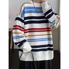 O 22916 Color Block Stripe Sweater ײɫ�l�yë�� �W���羳