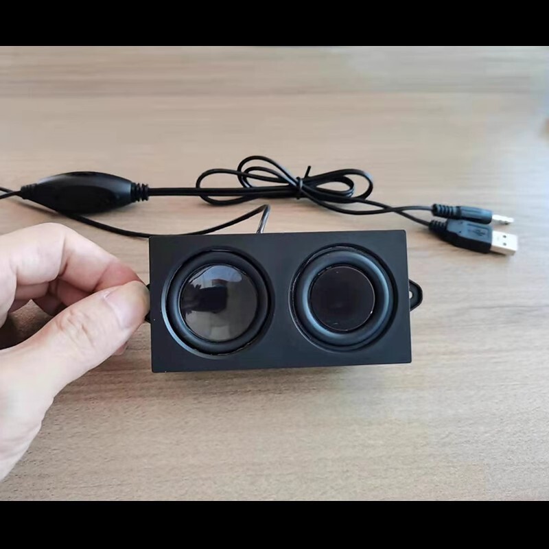 DIY小型スピーカー USBケーブル搭載 パワーアンプ デスクトップパソコン用スピーカー アクティブスピーカー ハイファイ 高音質|undefined