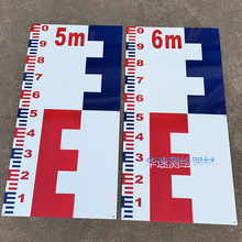 厂家生产水库不锈钢水尺烤漆大坝斜坡水尺水文尺搪瓷水位尺