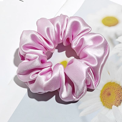 Hair Accessory for Women 100% | Saç üçün rezinlər - 30mm-4cm-hair-tie-smoke-pink-purple