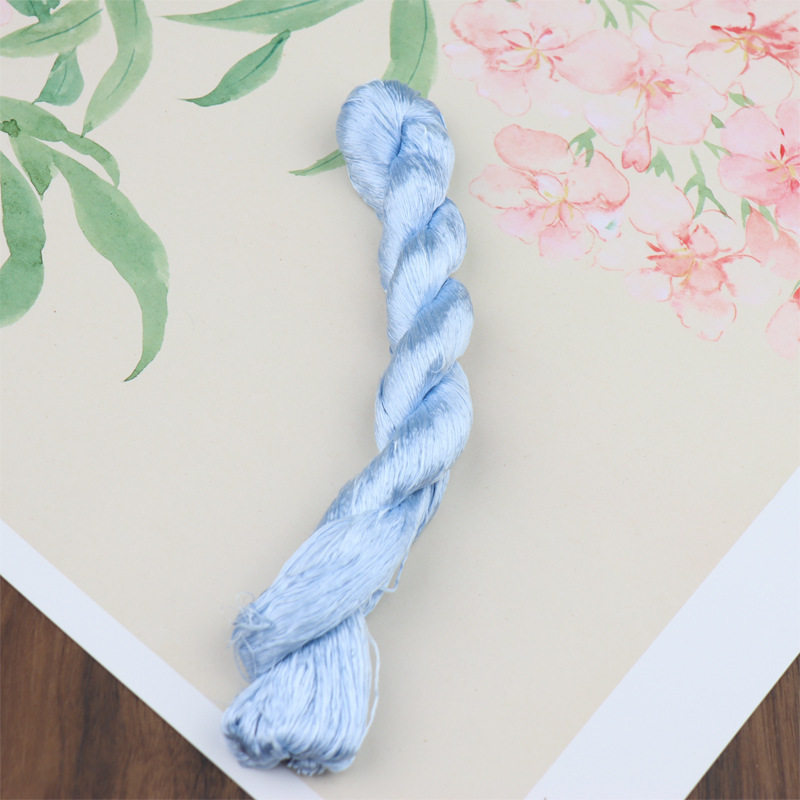 绒花缠花DIY手工制作材料无捻蚕丝线汉服配批发|undefined