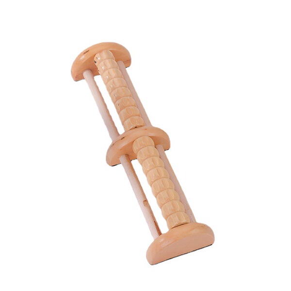 Solid wood simple single -row bottom massage device Foot wood…
