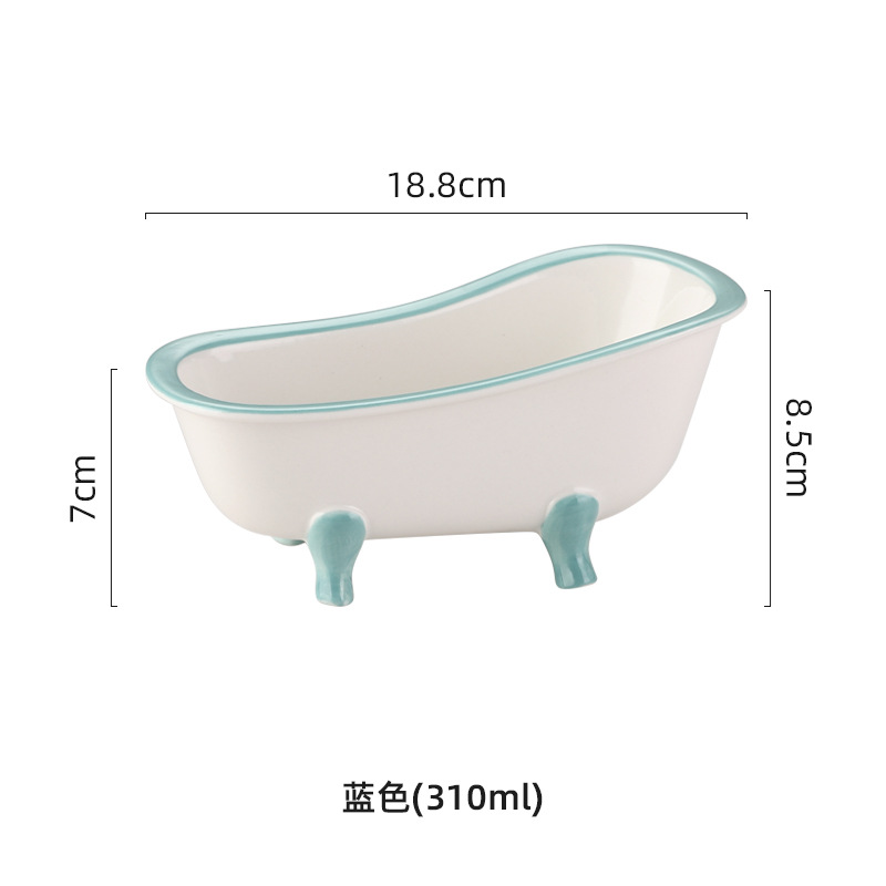 Baño postre tazón ins viento creativo red modelado vajilla cerámica lindo azúcar ensalada de frutas yogur tazón al por mayor