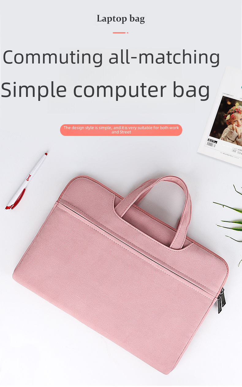 Portable Laptop Bag Inner Bag 13415.6-inch Tablet PC Protective Cover with Printable Logo