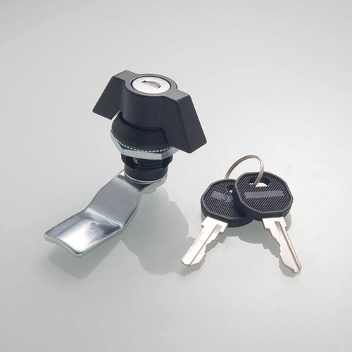 Hengzhu Cabinet Lock MS408 Turning Bolt Lock Distribution Box Lock Electrical Cabinet Door Lock Factory Direct Delivery
