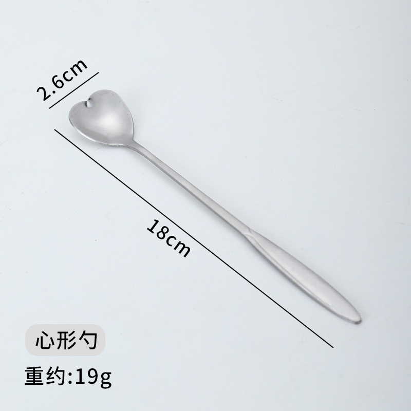 Cuchara de acero inoxidable Oro creativo Rose flor de cerezo cuchara agitación taza postre cuchara de café Nido de pájaro cuchara de miel