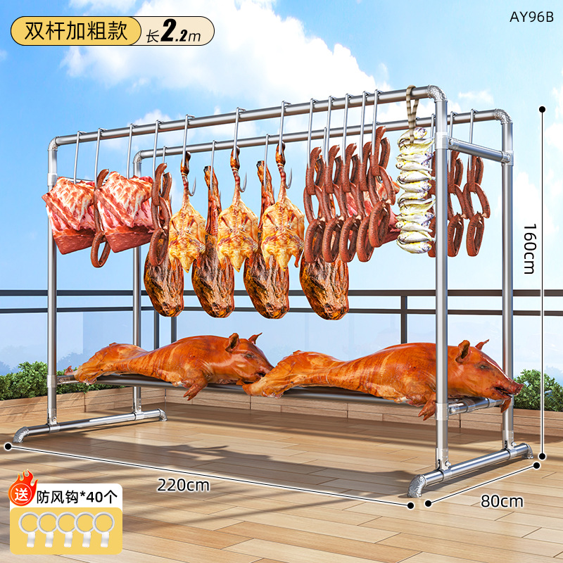 "【이중 극 특대 6분 25원형 튜브】 길이 2.2m 높이 1.6m ""방풍 후크 포함""."