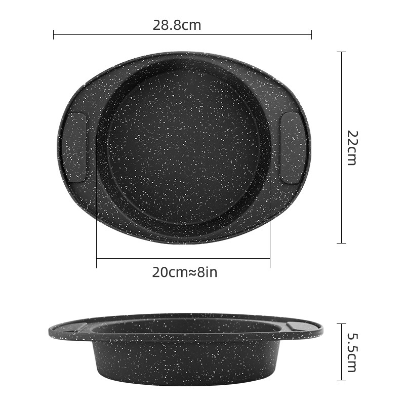 8 Inch Round Silicone Cake Mold For Kitchen Home DIY Baking Non-Stick Easy To Clean Mold For Creating Delicious Pastries And More_voghion.com