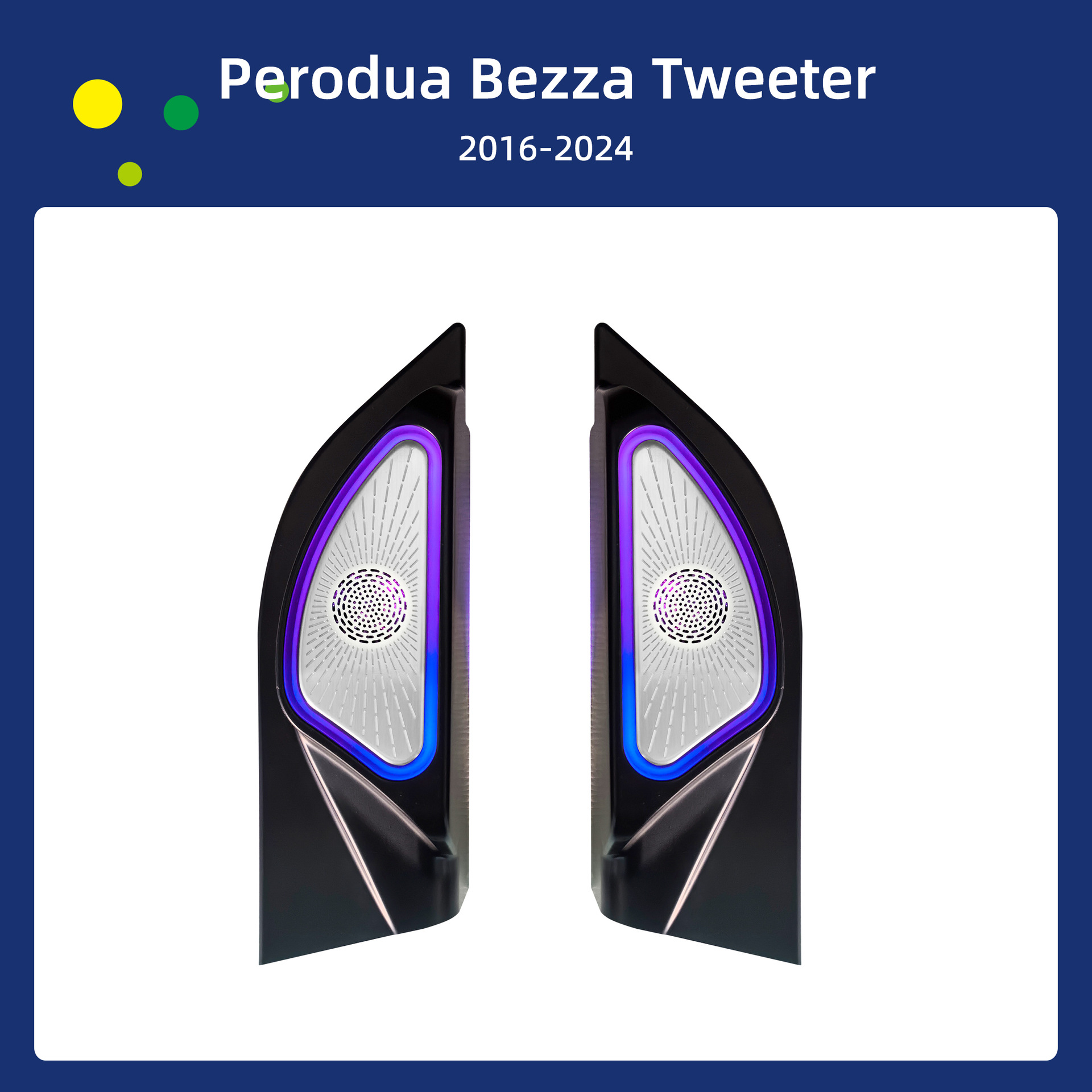 Shiyong Car Tweeter Ambient Light for PERODUA BEZZA 2016-2024 (Panel (Dashboard) işıqlandırması) - perodua-bezza-2016-2024