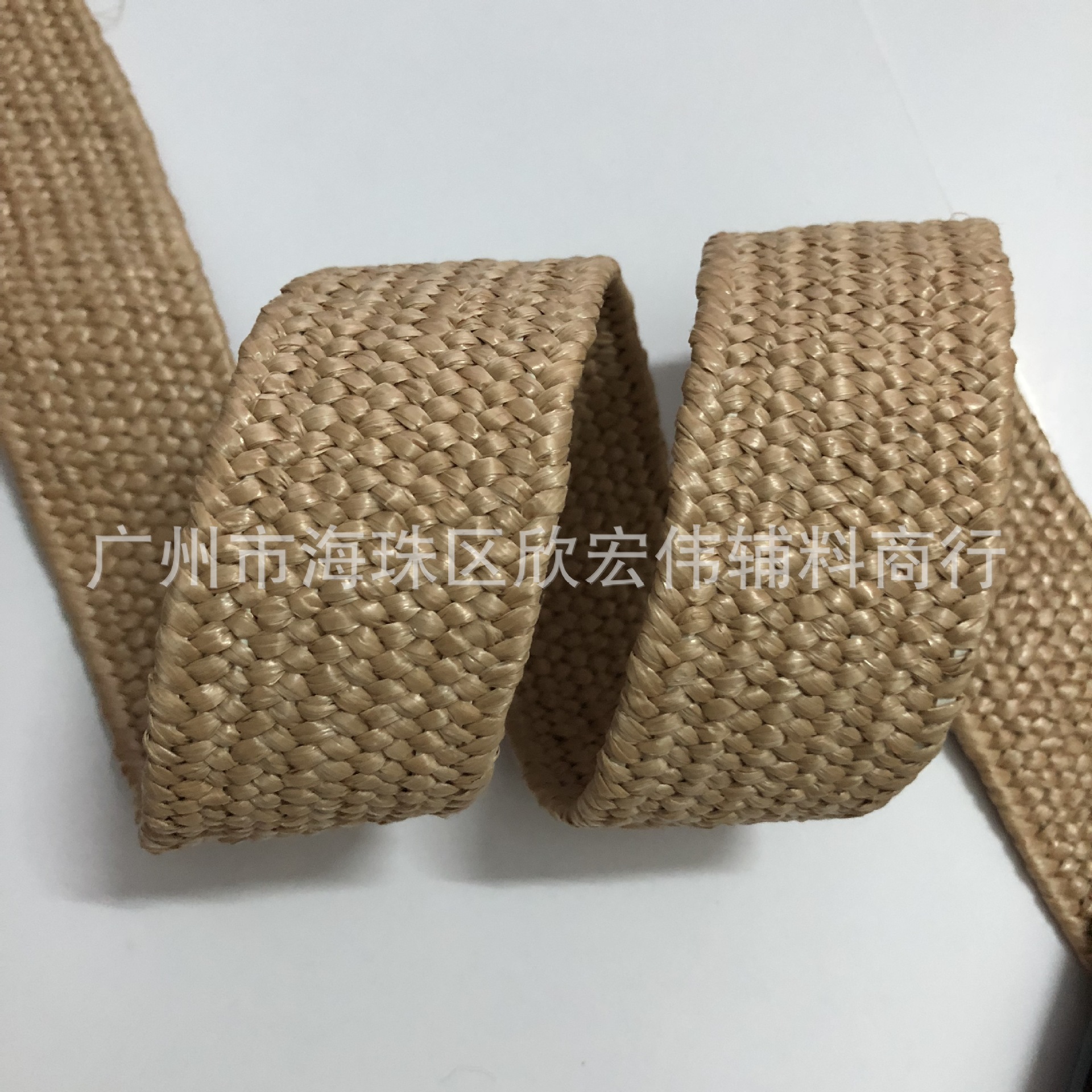 2-6cm 진주 패턴 물고기 패턴 황마 색 탄성 벨트 가방 벨트 고무 탄성 벨트 신발 재료 짠 DIY