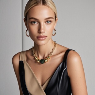 Chain Necklace�W���L��Ů �͹Ŵ�朗l �pɫ�麆�s��NK29120