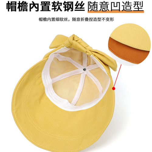New versatile sun hat for women, Korean style, fashionable and popular, suitable for spring and summer, casual bucket hat