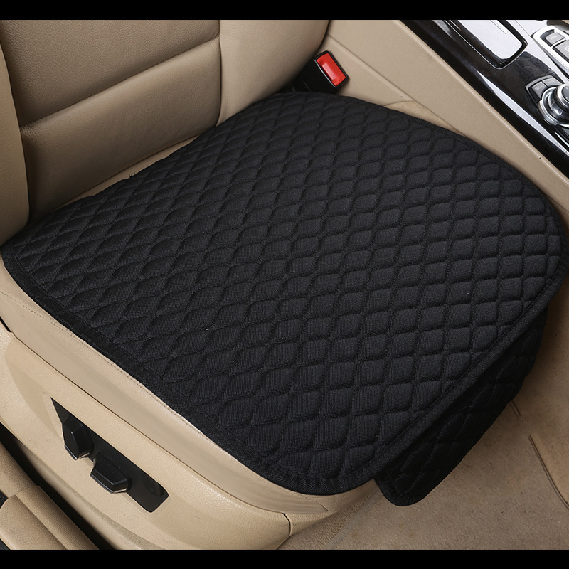 Cojín lavable del asiento de coche cuatro estaciones cojín de asiento de lino universal cojín de asiento de camioneta de tres piezas cojín de asiento individual