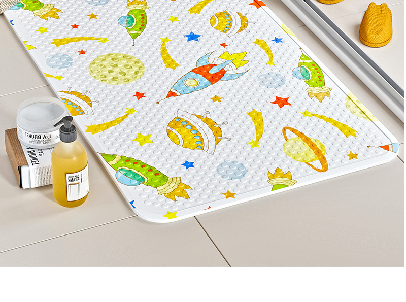 Bathroom non-slip mat shower children's bathroom floor mat drop-resistant PVC mat toilet waterproof bathroom floor mat