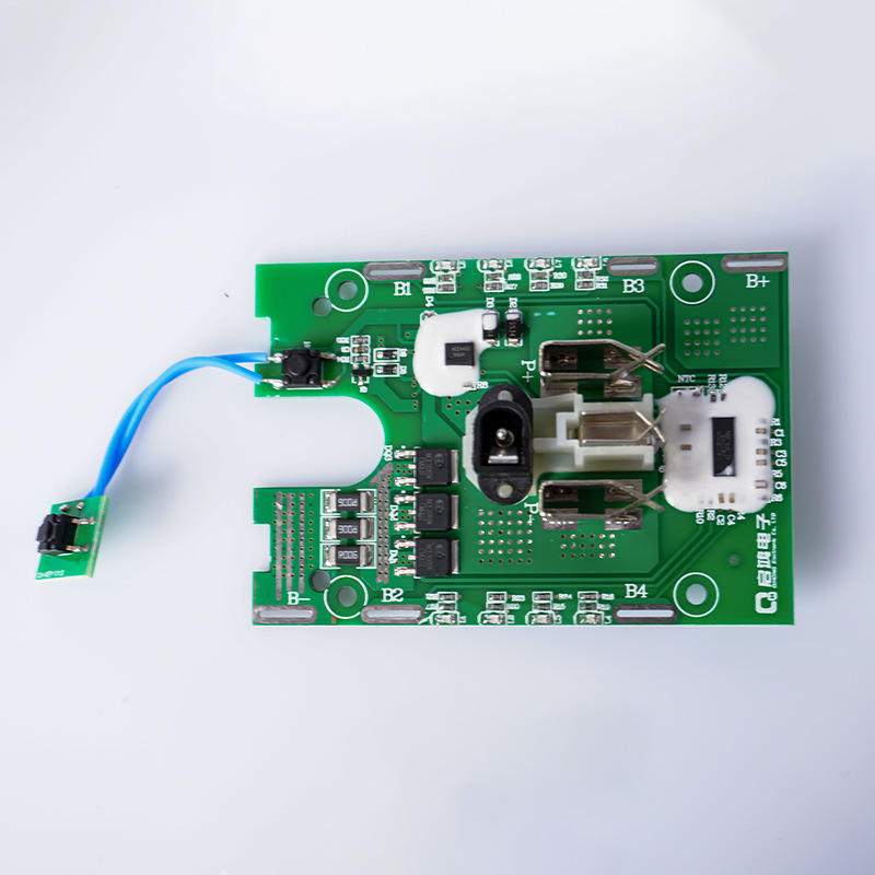 Lámpara bilateral al por mayor, herramientas eléctricas, batería de litio, placa de protección, taladro eléctrico, llave, martillo eléctrico, rectificado angular, tijeras eléctricas de jardín