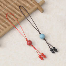 新款DIY时尚简约编织书签U盘手机挂绳古风文玩挂饰吊坠饰品小挂件