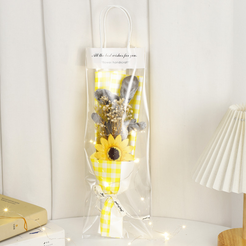 Sanba diosa Festival creativo portátil deseo conejo muñeca ramo estrellado flor seca regalo para la novia