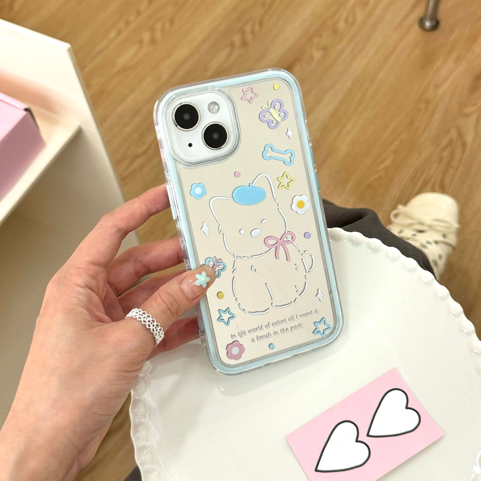 Cachorro simple de West Highland para iPhone15/16 funda para teléfono móvil 15ProMax nuevo 16Pro pareja 14 mujer 13