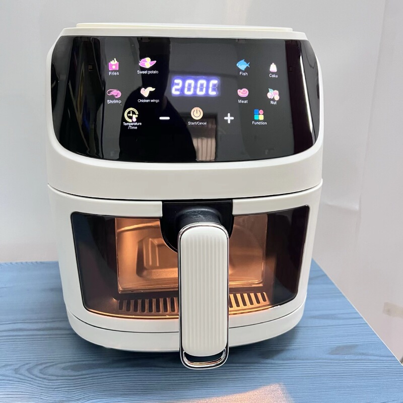 跨境 8L Air fryer大容量电炸锅烤箱多功能智能触屏空气炸锅出口|undefined