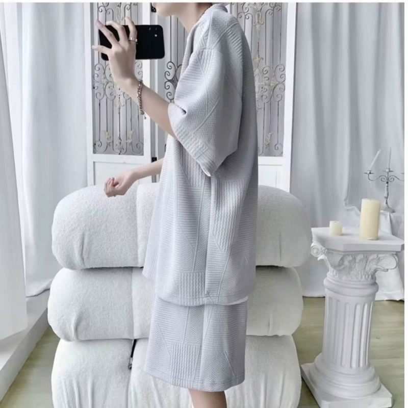 Set, brand summer Japanese trousers, fashionable trend universal T-shirt