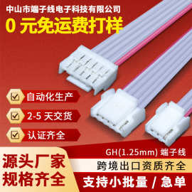 GH1.25mm带扣接线端子线束加工连接器连接线材防水工厂定制