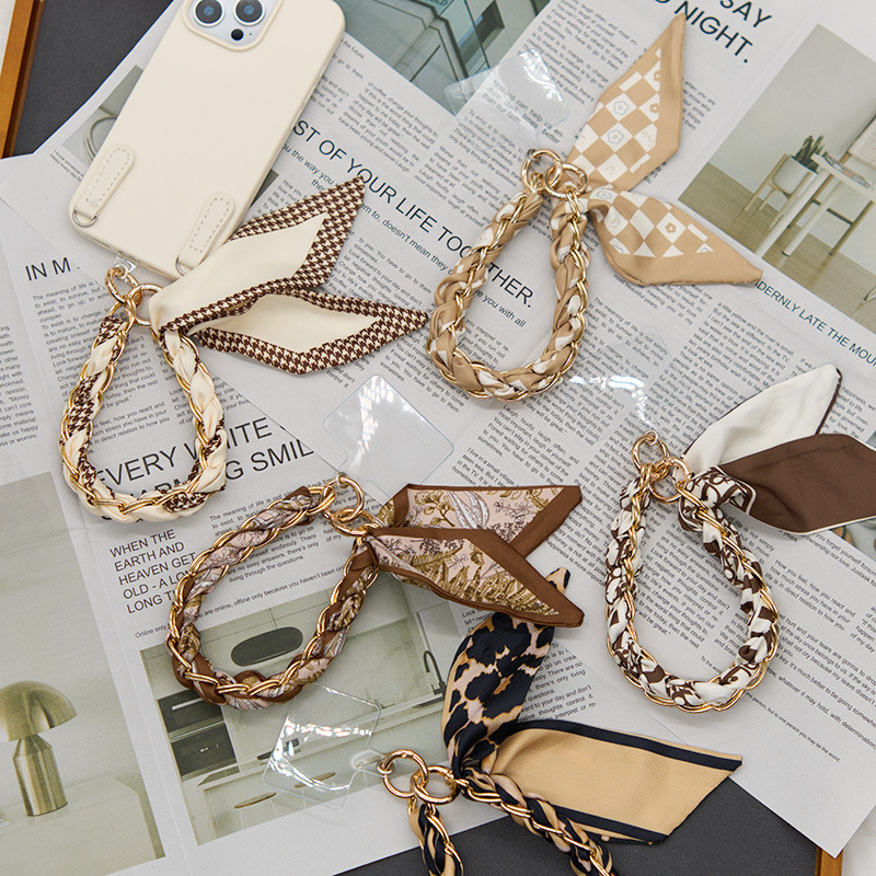 Mobile Phone Lanyard, Universal Mobile Phone Strap, Short Mobile Phone Chain, Anti-Lost Phone Case Wrist Strap, Hanging Accessory, Summer Series