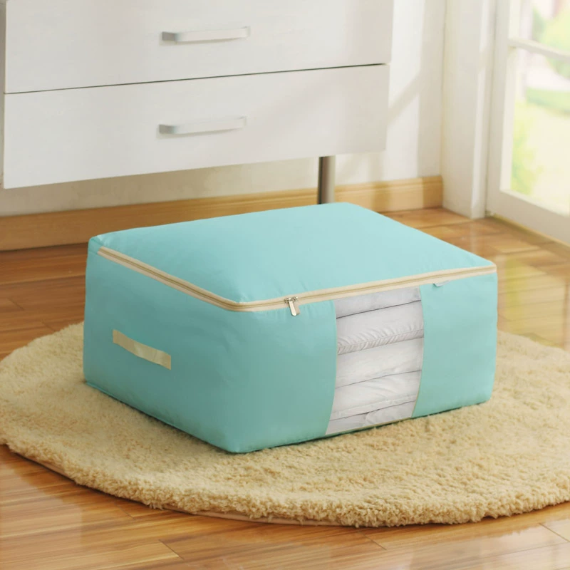 Duvet, storage bag with zipper, luggage pack for moving, bedding