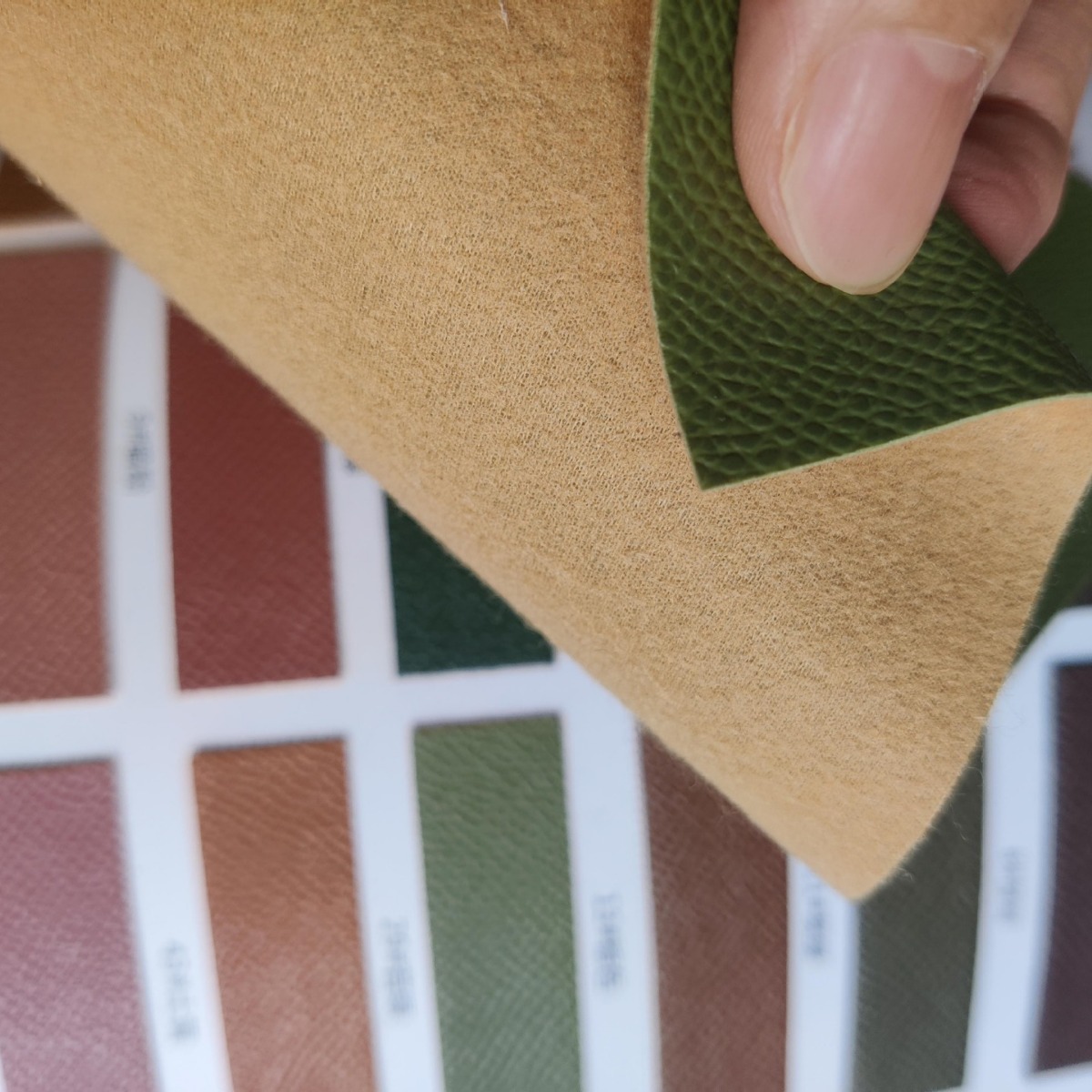 1mm 팜 프린트 PVC 인조 가죽 모조 가죽 패브릭 수하물 핸드백 배경 벽 부드럽고 단단한 가방 크로스 패턴 가죽 식탁보