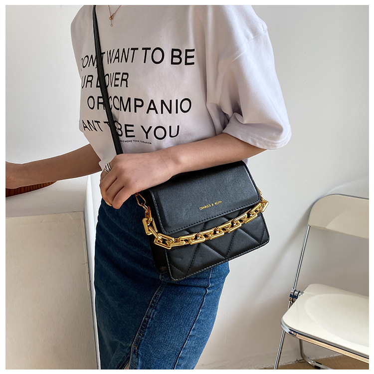 255g Weight Synthetic Leather Lining Material Magnetic Buckle Closure Type Single Shoulder Strap Strap Type Square Bag Bags Type Pu Leather Material Solid Color Pattern Streetwear Style Square Shape Khaki, White, Red, Black Color Small Size Small Pu Leather Streetwear Square Bag 5