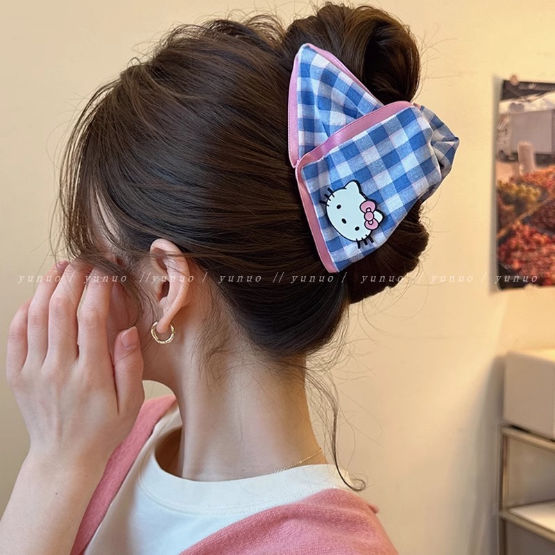 オリジナルデザイン〜女性用のかわいい漫画のヘアクリップ、2025年の新しいスタイル、後頭部にたくさんの髪のヘアクリップ、高級サメクリップ|undefined