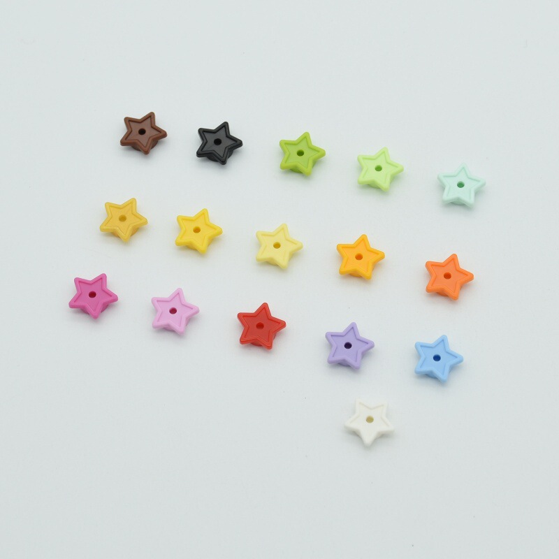 Five-Pointed Star Building Blocks, Handmade Ball Fillers Wholesale, Round Building Blocks Compatible with Universal Moc Small Particles 11609 Accessories