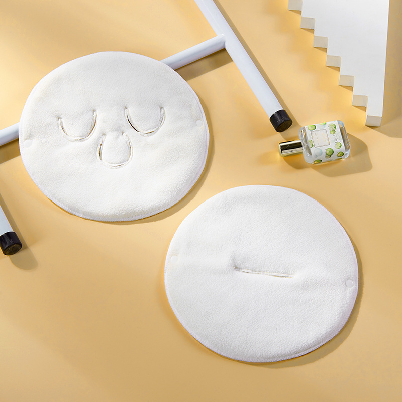 Jieyu Towel Facial Mask Cover for Hot and Cold Compresses Is More Absorbent Than Pure Cotton, Can Be Heated, Convenient for Beauty Care and Facial Wiping
