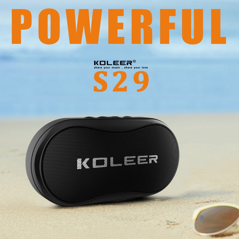 KOLEER系列经典S29户外便携迷你无线蓝牙音响