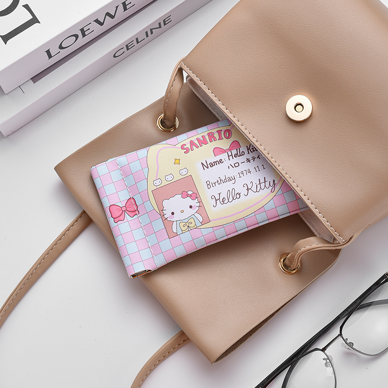 Dibujos animados lindo dopamina cuello colgante bolsa de gafas gafas de sol portátiles para mujer gafas de miopía bolsa colgante de gafas