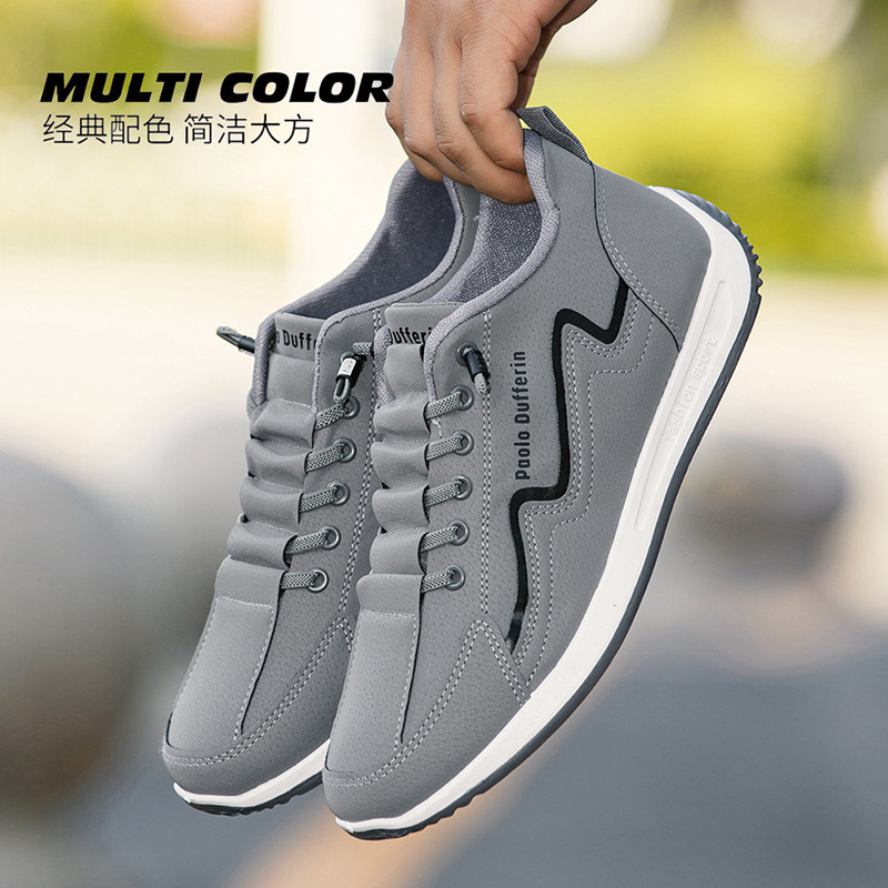 Calzado deportivo transfronterizo de talla grande para hombre, zapatos casuales cómodos y transpirables para hombre, suela suave, zapatos para correr para jóvenes de moda