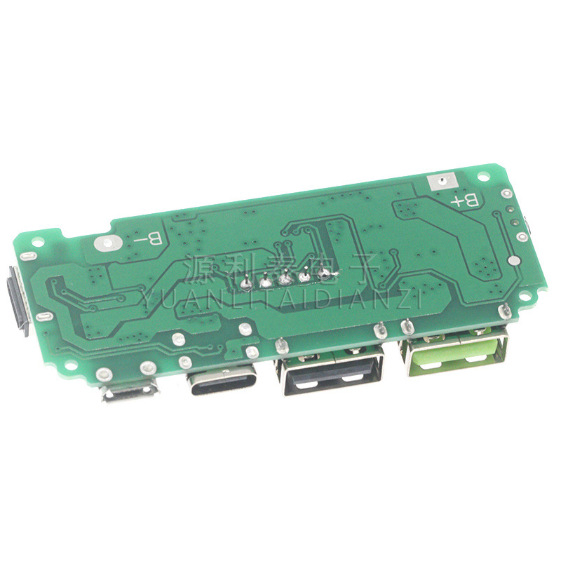 18650 Lithium Battery Digital Display Charging Module with Display, Boost Module 5V2.4A 2A 1A Dual USB Output
