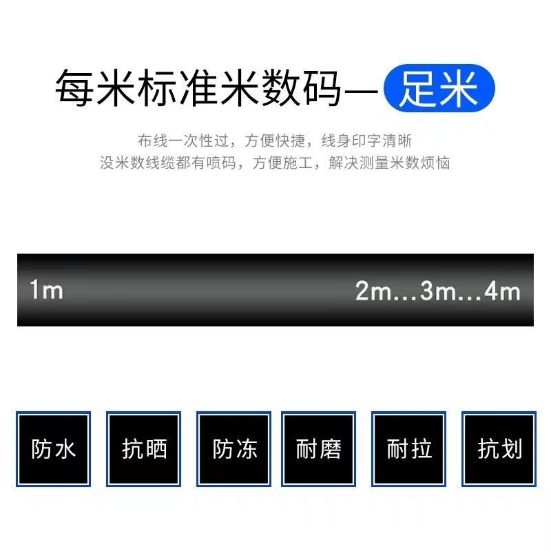 国家標準電線軟線家庭用 RVV ケーブルシース線 2/3 芯充電電源コード 1.5/4/6/10 平方|undefined