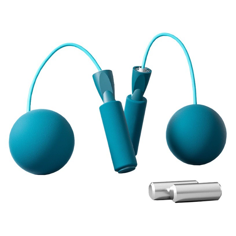 Беспроводная скакалка, несущая вес, скакалка с большим мячом, подшипник для фитнеса в помещении, детская беспроводная проводная веревка двойного назначения, оптовая продажа