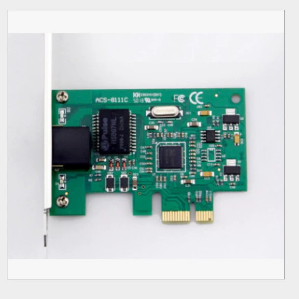 Гигабитная сетевая карта PCIE, проводная сетевая карта 1000M, чип RTL8111C без драйверов