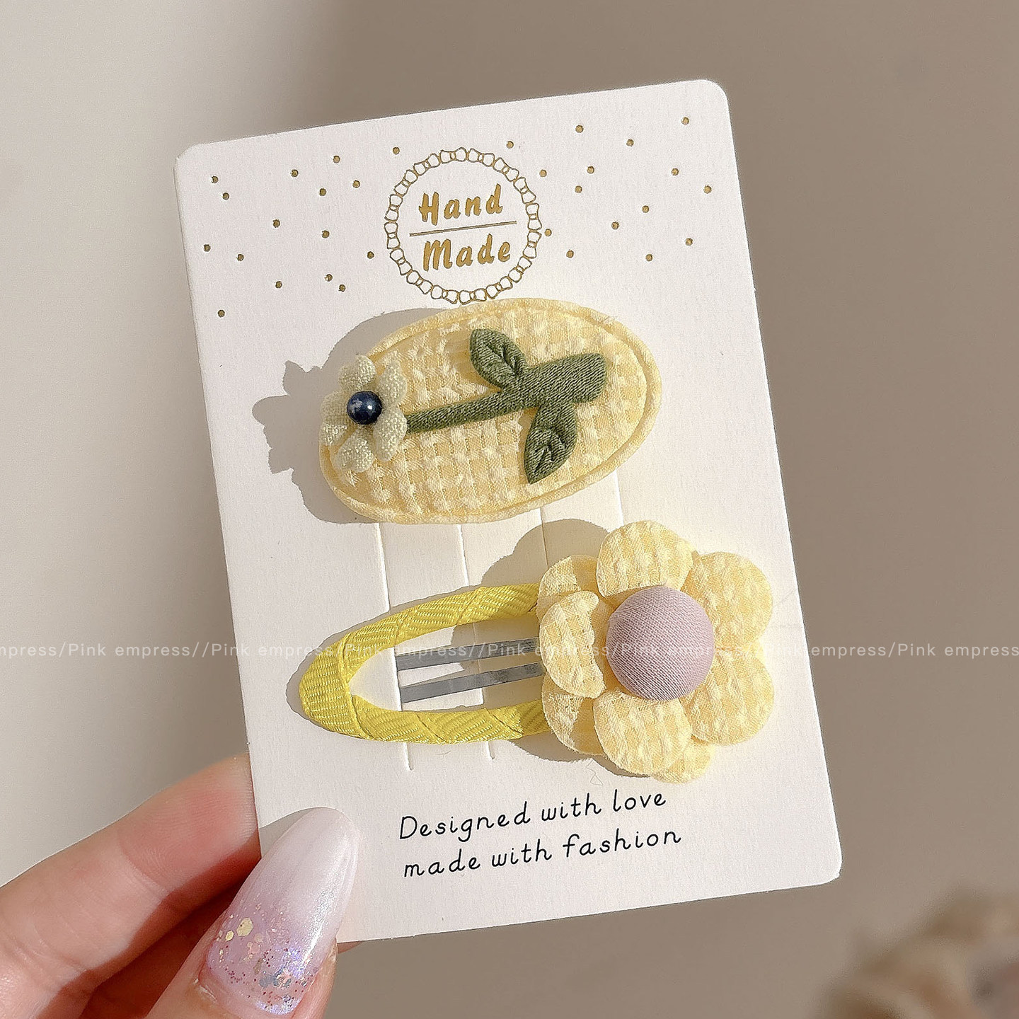 3# yellow pair/4.3cm-6cm