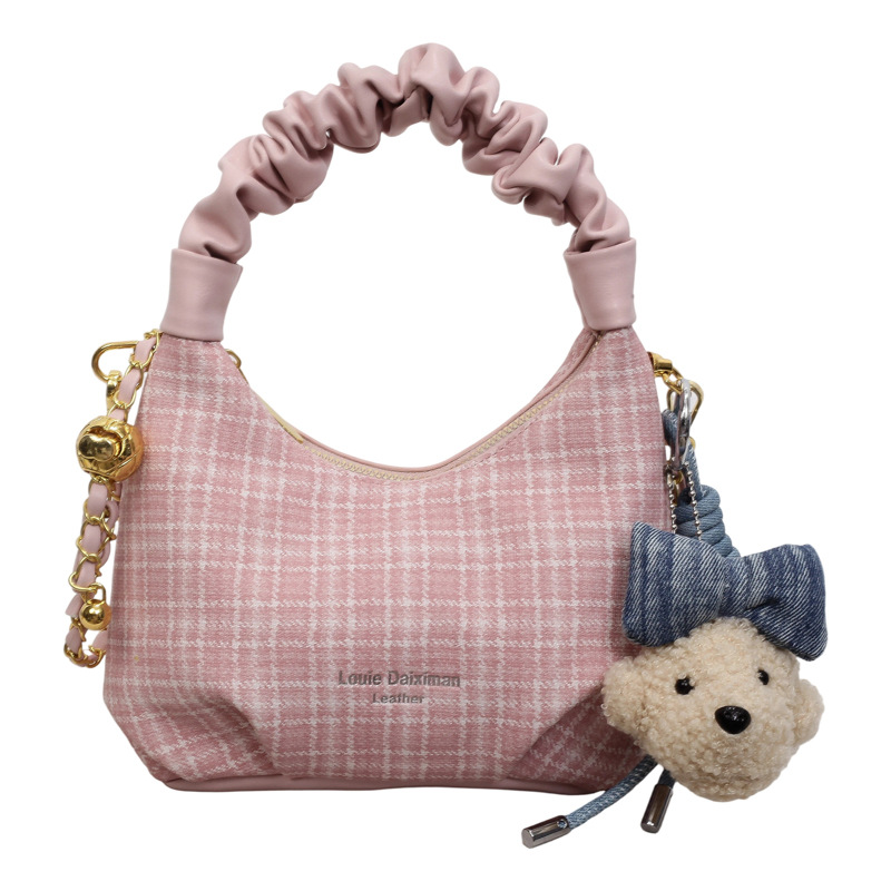 Bolso de mano popular de verano para mujeres 2026 nuevo estilo versátil cadena diaria bolso de hombro sensación de bolso plegado super caliente