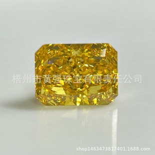 in stock wholesale 5A zircon rectangular chamfer 5x 7-13x 18m colored gemstone new ice flower zircon high carbon drill
