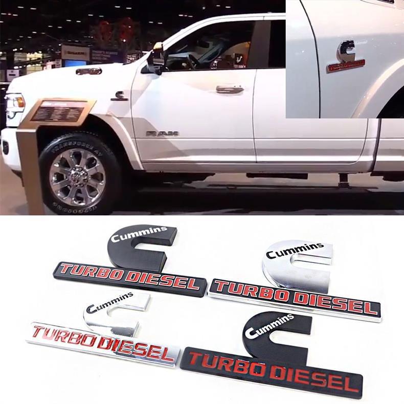 Suitable for Dodge pickup CUMMINS logo RAM 1500 2500 pickup sticker ABS modified side label