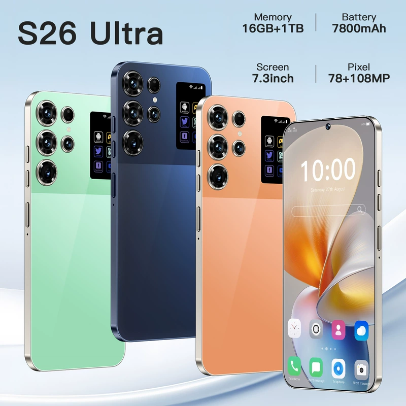 Смартфон S26 Ultra 4G 8 ядер 2+16 ГБ экран 7 3" Android 12