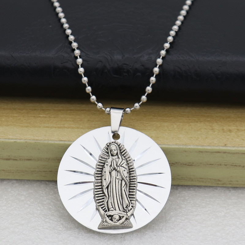 瓜达卢佩项链银