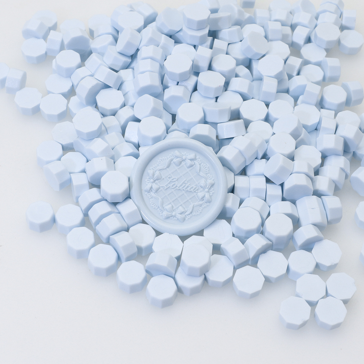 Perlas de cera de sellado octogonales Oucai, 500g, 131 colores, perlas de sellado de cera a granel, colores mixtos, baratas, perladas, una libra.