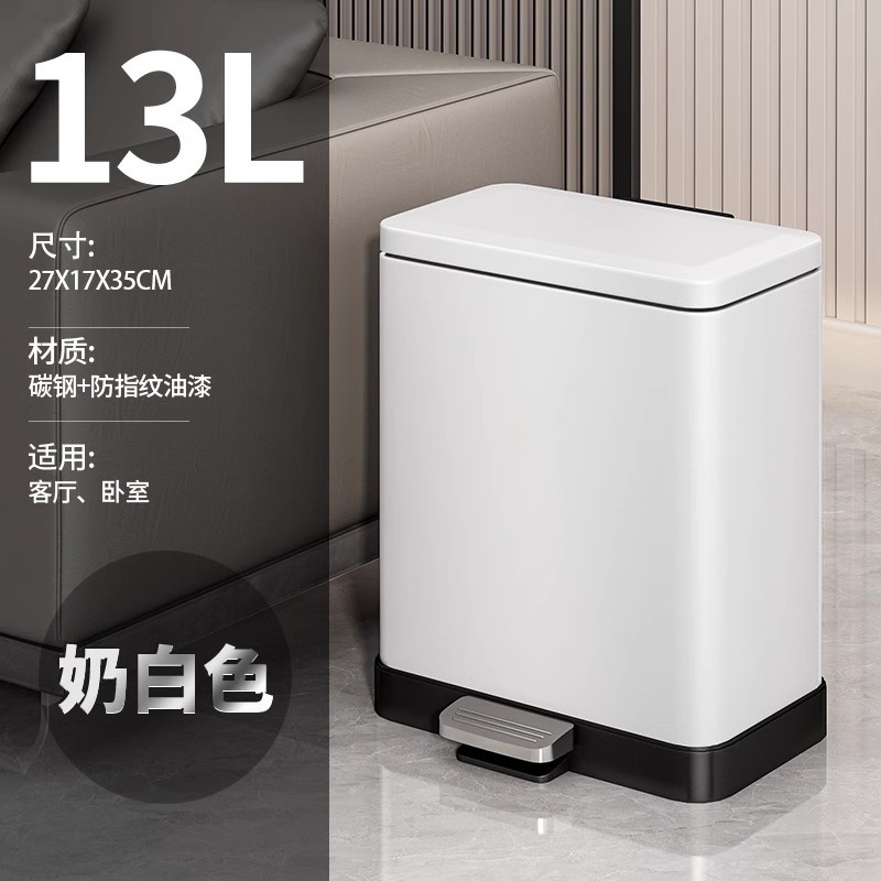 Basura de cocina doméstica gruesa con cubierta de gran capacidad especial baño sala de estar inodoro pie pie pedale
