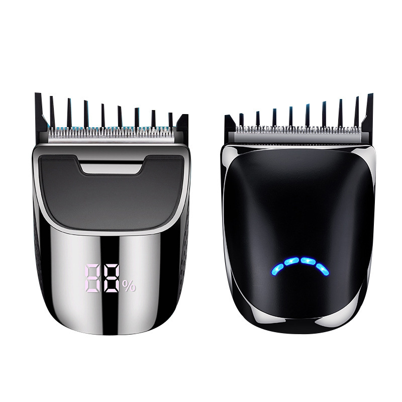 男性用セルフサービスヘアカッター、家庭用電動バリカン、頭皮を剃る、フラットヘッド、ショートヘア用電動バリカン|undefined