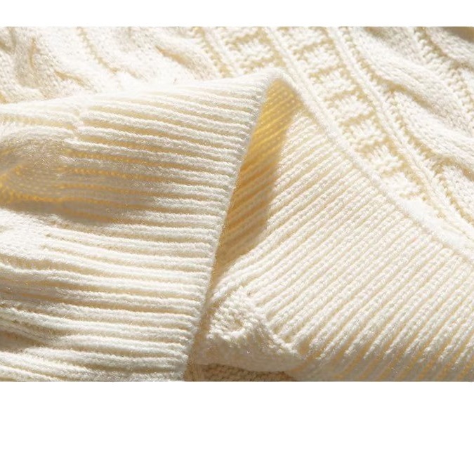 Nuevo suéter vintage japonés para hombres y mujeres otoño ins estilo perezoso bf retro suéter de botón ceroso suave